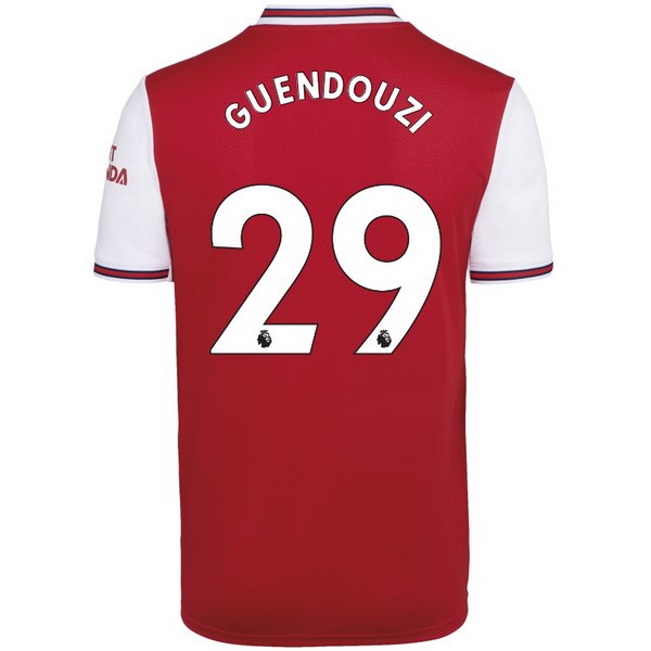 Camiseta Arsenal NO.29 Guendouzi Primera equipación 2019-2020 Rojo